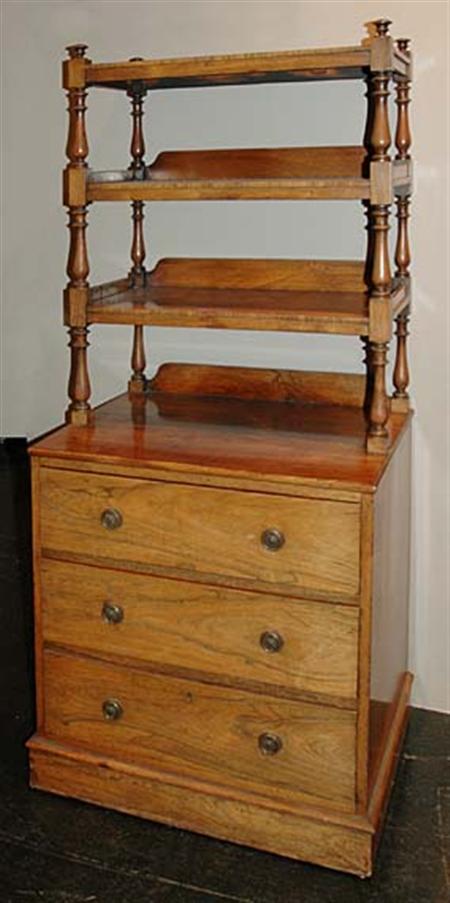 Lot image - Regency Rosewood Chiffonier