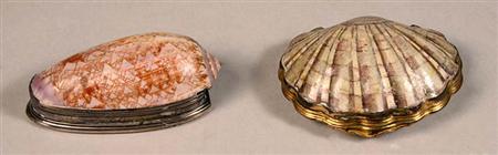 Lot image - Two English Snuff Boxes