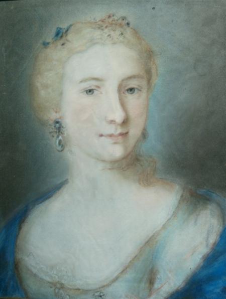 Lot image - Manner of Rosalba Carriera Portrait of a Lady