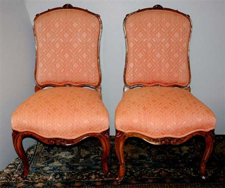 Lot image - Set of Four Louis Beechwood Side Chairs