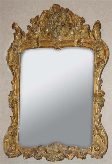Lot image - Louis XV Gilt-Wood Mirror