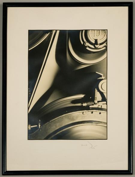 Lot image - BOURKE-WHITE, MARGARET Machinery Abstraction Gelatin silver print,