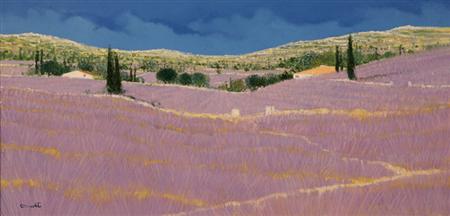 Lot image - Dominique Dorie French, b. 1958 Campagne Mauve
