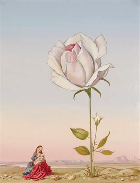 Lot image - Romano Gazzera Italian, 1906-1985 Mystic Rose (Rosa Mistica), 1958