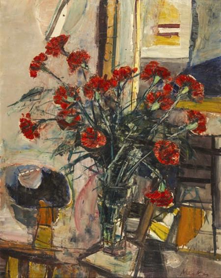 Lot image - Sigmund Joseph Menkes Polish/American, 1896-1986 Still Life by a Window