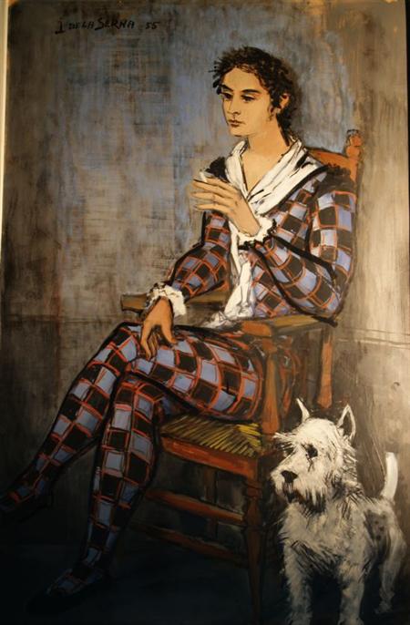 Lot image - Ismael Gonzalez de la Serna Spanish, born circa 1897-1968 Saltimbanque