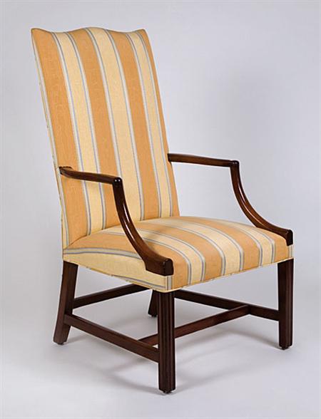 Lot image - Federal Mahogany Lolling Chair