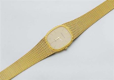 Lot image - Gentlemans Gold Wristwatch