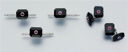 Lot image - Black and Pink Sapphire Dress Set