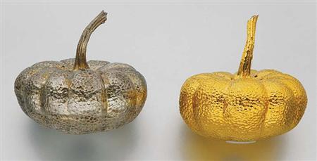 Lot image - Silver and Gold-Plated Silver and Diamond Salt and Pepper Shakers