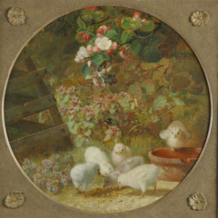 Lot image - Eloise Harriet Stannard British, circa 1829-1915 Series of the Four Seasons, 1883: Four