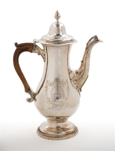 Lot image - George III Silver Coffee Pot