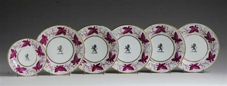 Lot image - Worcester Flight, Barr & Barr Porcelain Partial Dinner Service