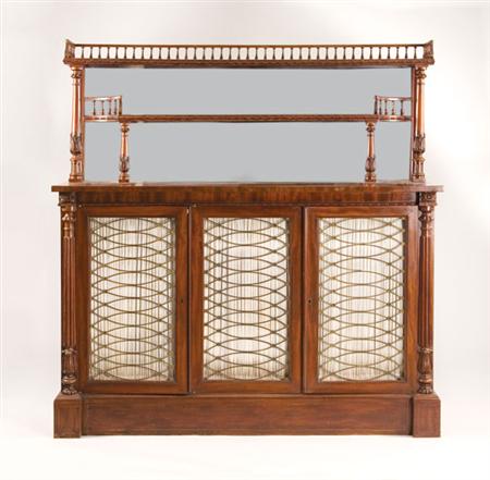 Lot image - Early Victorian Mahogany Chiffonier