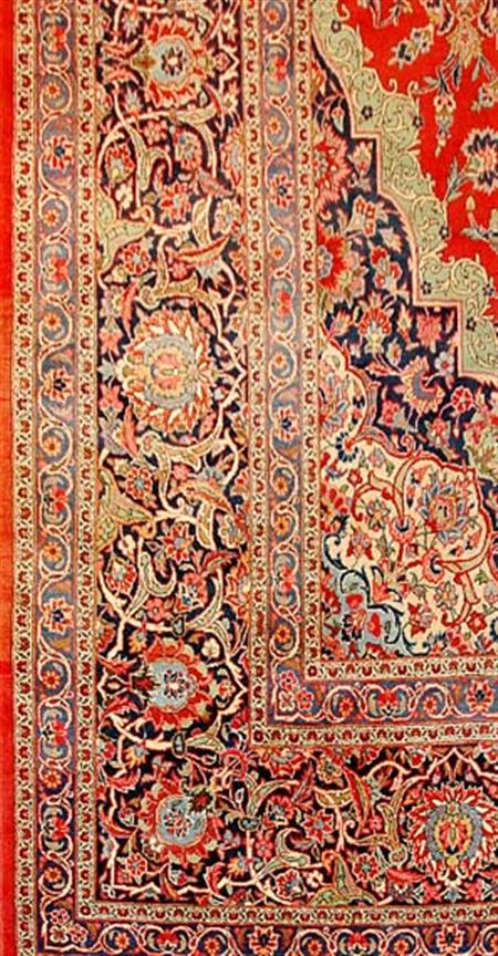 Lot image - Kashan Carpet