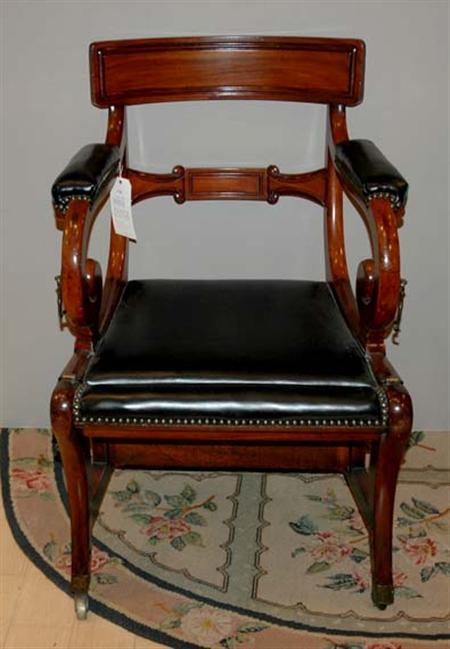 Lot image - William IV Metamorphic Library Chair