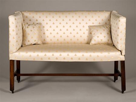 Lot image - George III Mahogany Settee