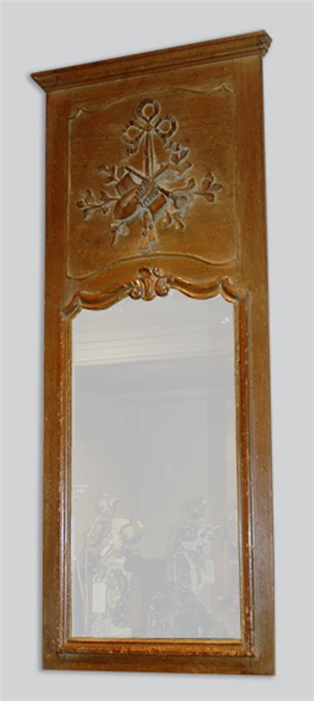 Lot image - Louis XV Style Carved Wood Trumeau