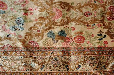 Lot image - Qum Silk Carpet