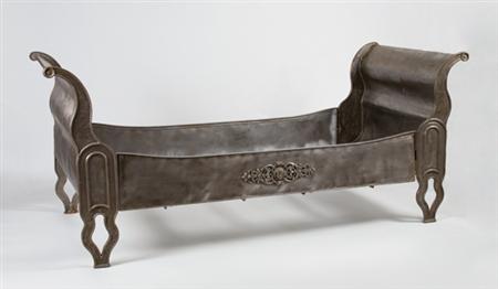 Lot image - Neoclassical Style Steel Day Bed