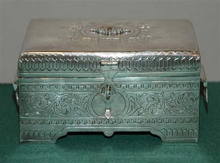 Lot image - Russian Silver Box