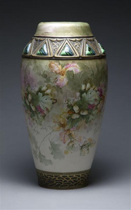 Lot image - Austrian Porcelain Vase