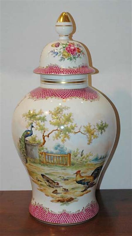 Lot image - Continental Porcelain Vase