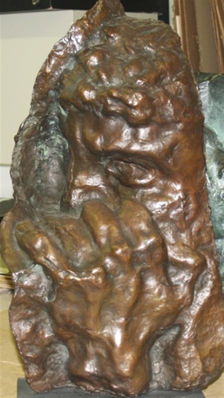 Lot image - Emile Antoine Bourdelle French, 1861-1929 Masque de la Nuit, circa 1904