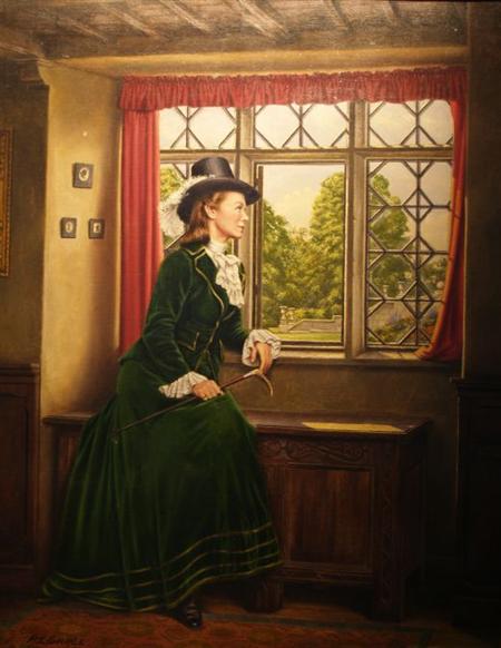Lot image - A.L. Grace British, 20th Century The Wait at the Window