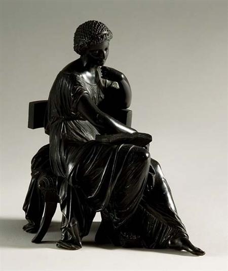 Lot image - Bronze Figure of a Woman