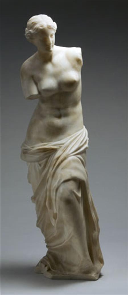 Lot image - Marble Figure of Aphrodite