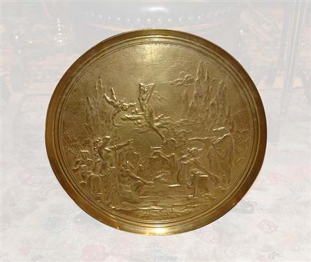 Lot image - Gilt-Bronze Table Top