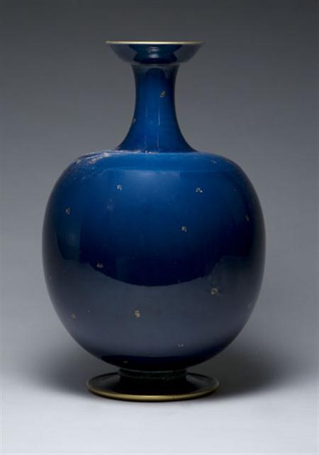 Lot image - Sevres Bronze Mounted Porcelain Vase