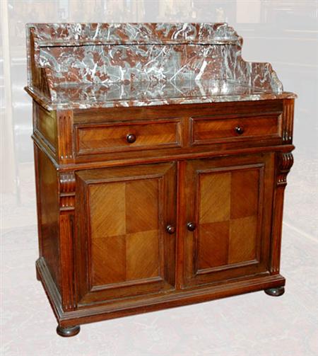 Lot image - Victorian Style Walnut Washstand