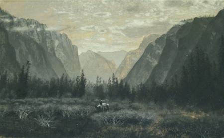 Lot image - Charles Dorman Robinson American, 1847-1933 Looking Up Kings River Canyon, 1891 and South Fork, Kings River Canyon, 1891: Two
