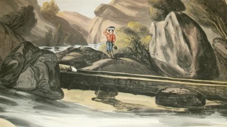 Lot image - American School Late 19th/Early 20th Century A California Long Tom