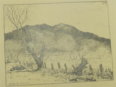 Lot image - Albert Lorey Groll American, 1866-1952 View of Taos, New Mexico and Other Western Vistas: Eight