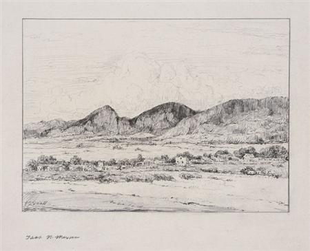 Lot image - Albert Lorey Groll American, 1866-1952 Western Vistas: Ten
