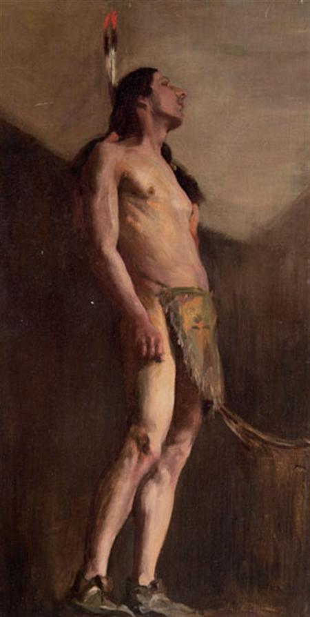 Lot image - Clara D. Davidson American, 1874-1962 Standing Indian