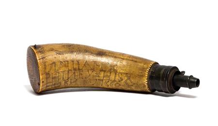 Lot image - French and Indian War Powder Horn