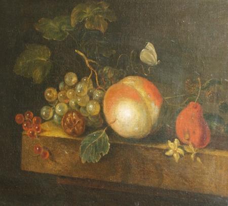Lot image - Circle of Cornelis de Heem Still Life with Fruit
