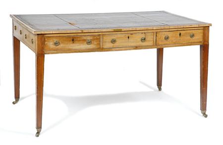 Lot image - George III Mahogany Writing Table