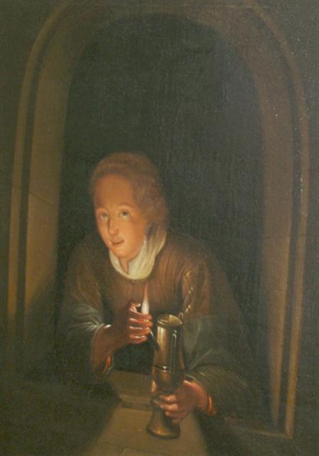 Lot image - Manner of Gerrit Dou