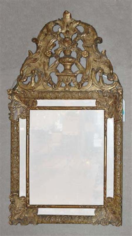 Lot image - Louis XV Gilt-Wood Mirror