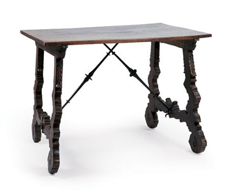 Lot image - Italian Baroque Walnut Refectory Table