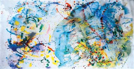 Lot image - Nancy Stevenson Graves American, 1940-1995 Circ, 1981