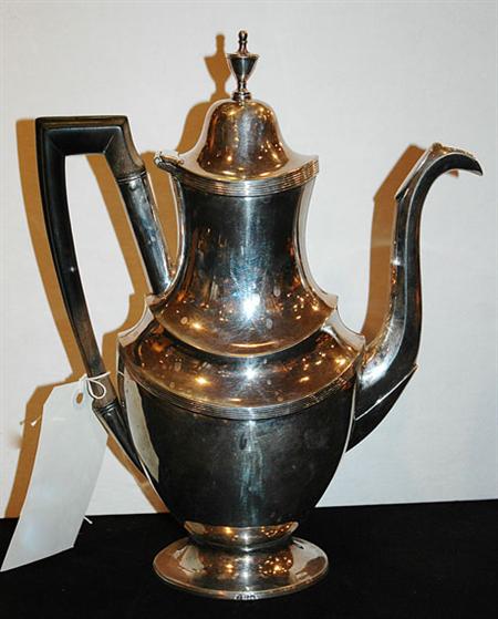Lot image - Portuguese Silver Coffee Pot