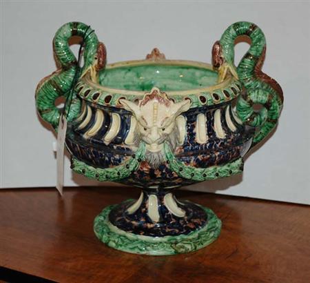 Lot image - Majolica Jardiniere
