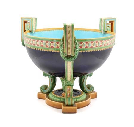 Lot image - Minton Majolica Centerpiece