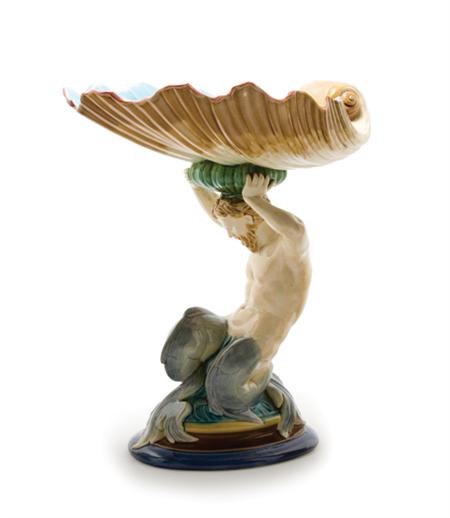 Lot image - Minton Majolica Centerpiece